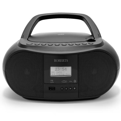 Roberts DAB FM Portable Boombox Black ZOOMBOX4BK