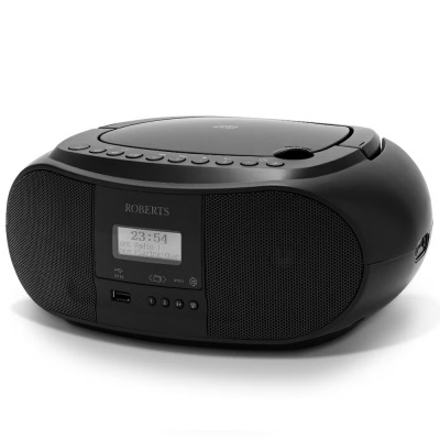 Roberts DAB FM Portable Boombox Black ZOOMBOX4BK