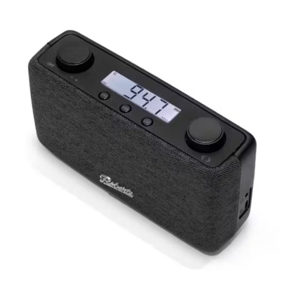 Roberts Digital Portable FM Radio Black PLAYFMBK