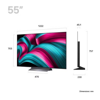 LG 55 Inch OLED Evo AI C5 4K Smart TV OLED55C54LA