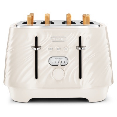 Delonghi Ballerina 4 Slice Cream Toaster CTDS4003CR