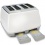 Delonghi 4 Slice Icona White Toaster CTOC4003W