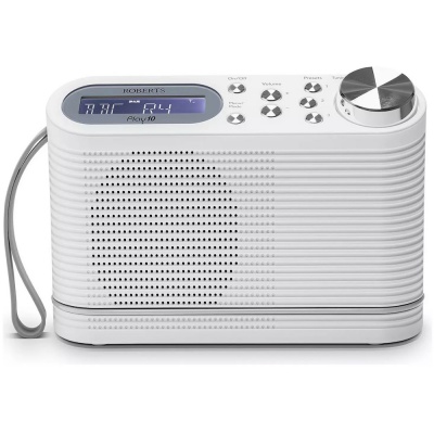 Roberts Portable DAB Radio White PLAY10W