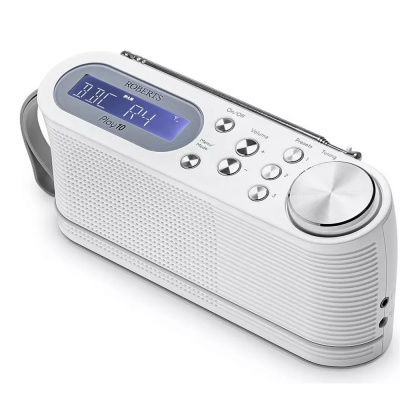 Roberts Portable DAB Radio White PLAY10W