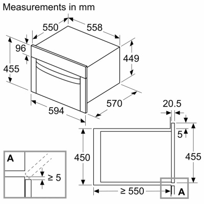 Neff N 50 Built in Microwave Oven C1AMG84N1B