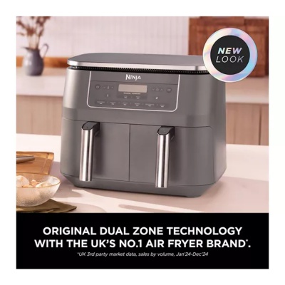 Ninja 6in1 Dual Zone 7.6L Air Fryer DZ300UK