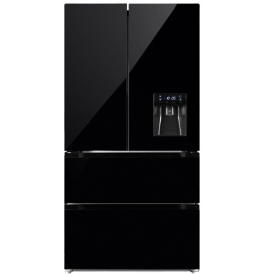 Powerpoint Black Glass Fridge Freezer P9917SKFDBLG