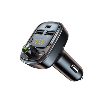 Groove Car FM Transmitter with Dual Charger GVMA131BK