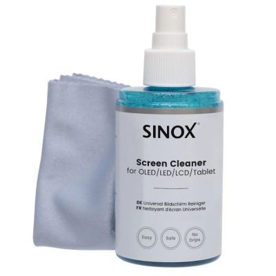 Sinox 200ml Screen Cleaner with Microfiber Cloth SXI625