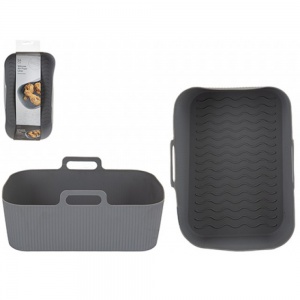 B and CO Rectangle Silicone Air Fryer Liner 830524