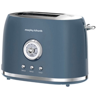 Morphy Richards 2 Slice Toaster Blue 980602
