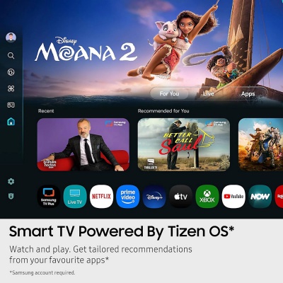 Samsung 43 Inch Crystal UHD 4K Smart TV UE43U7000FKXXU