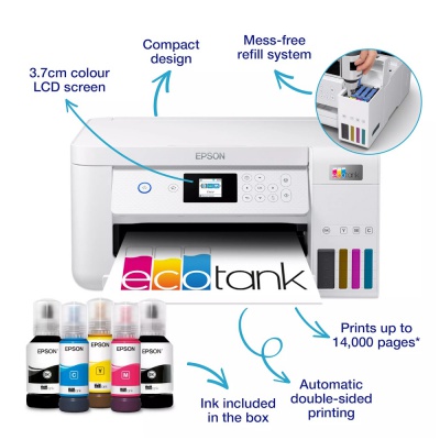 Epson EcoTank Wireless Inkjet Printer ET-2856