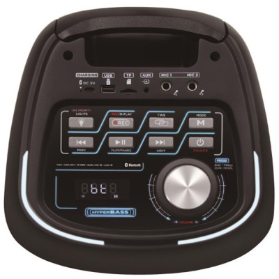 Aiwa RGB Light HyperBass Trolley Speaker 811513