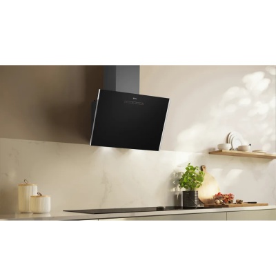 Neff N30 60cm Black Glass Cooker Hood D63IDK1S0B