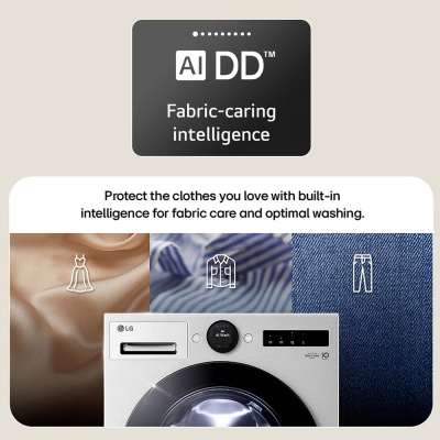 LG 11kg AI Direct Drive Washing Machine Black F4X7011TBB