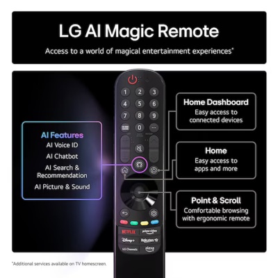 LG 55 Inch QNED AI 4K UHD Smart TV 55QNED82A6B