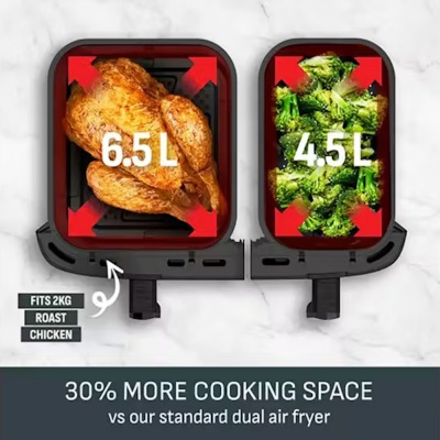 Tefal Easy Fry Dual XXL 11L Air Fryer EY942DG1