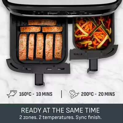 Tefal Easy Fry Dual XXL 11L Air Fryer EY942DG1