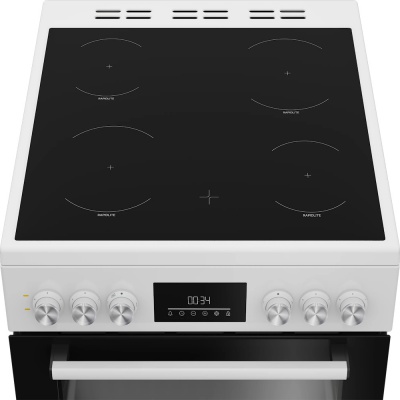 Beko 60cm White Double Oven Electric Cooker FDC6731W