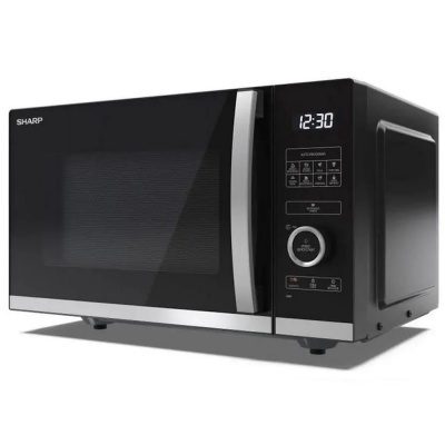 Sharp 25L Flat Bed Microwave Black YC-QS254AU-B