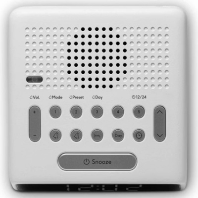 Roberts Ortus FM with Dual Alarm White ORTUSFMW