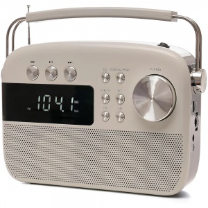 Lloytron Encore Portable AM/FM Radio Cream N6407WH