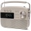 Lloytron Encore Portable AM/FM Radio Cream N6407WH