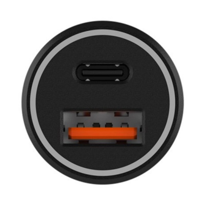 Groov-e Dual USB-C And USB-A Car Charger GVMA124BK