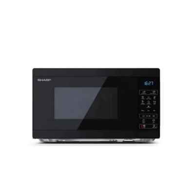 Sharp 20 Litre Compact Solo Microwave Black YC-MS02U-B