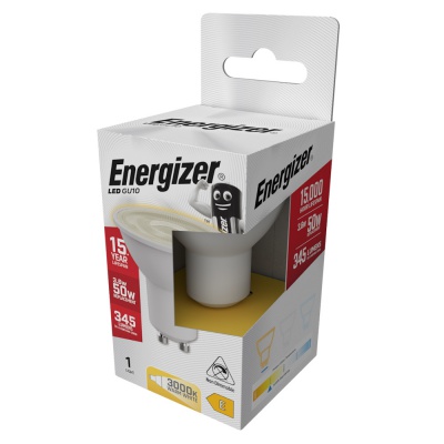 Energizer LED 50W 345LM Warm White GU10 Bulb S8823