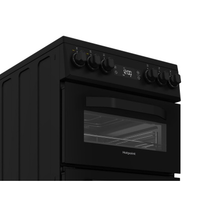 Hotpoint Freestanding Double Cooker HDE5VDCB