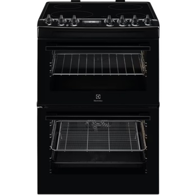 Electrolux 60cm Black Electric Cooker LKR655210K