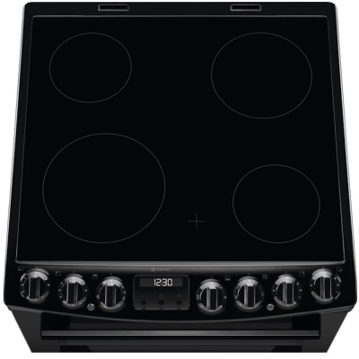 Electrolux 60cm Black Electric Cooker LKR655210K