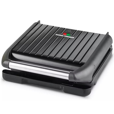 George Foreman Steel Large Grill Black 25052